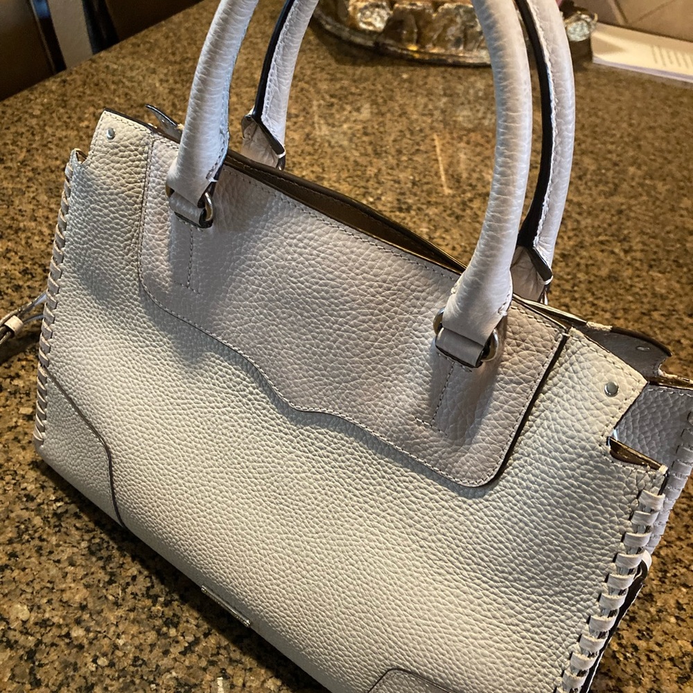 Rebecca Minkoff Pebble Grey Structured Handbag